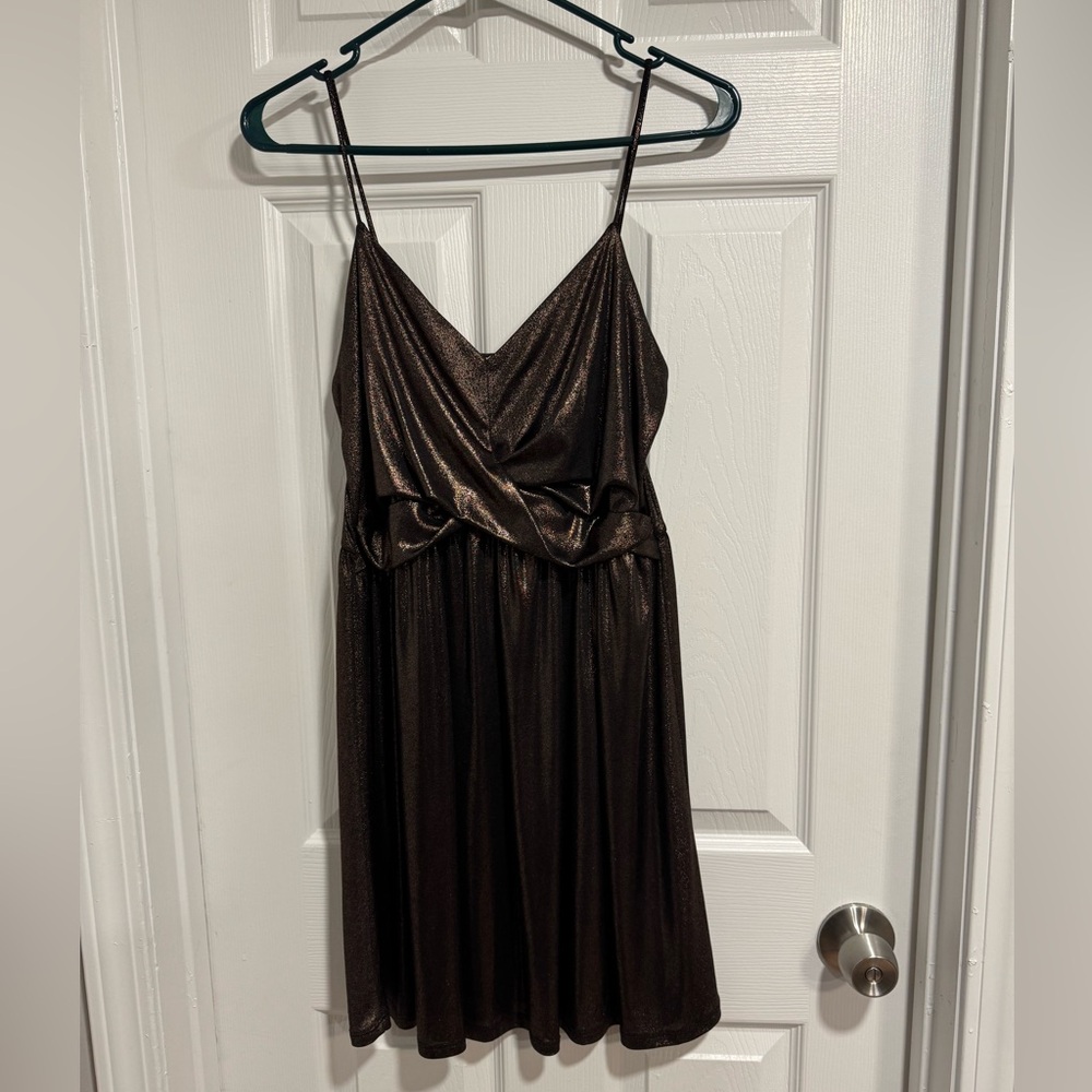 Metallic Cocktail Dress